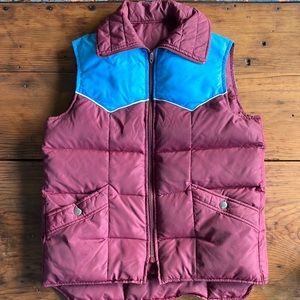 Vintage down puffer vest